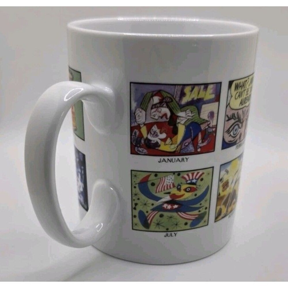 The New Yorker Jan 1991 Magazine Cover Mug 15oz Discontinued